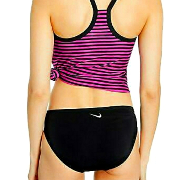 Nike Other - NWT NIKE Laser Stripe Racerback Tankini Bi…